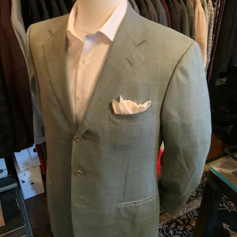 Zegna Light Green Blazer/Sport Jacket Size XL